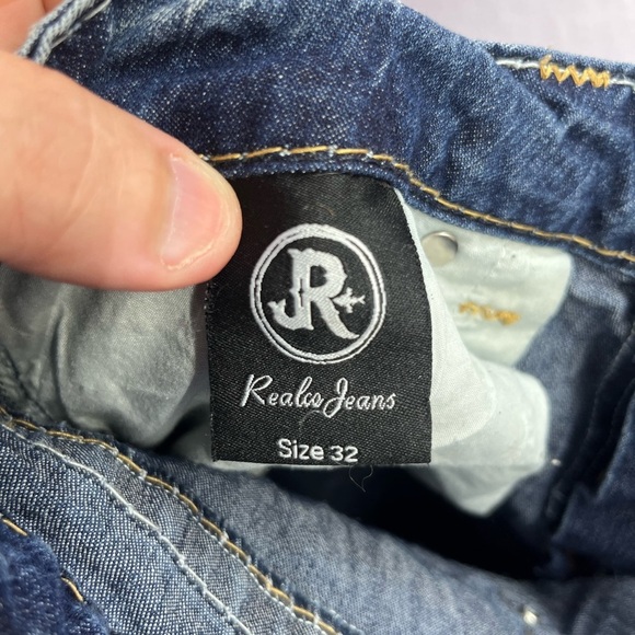 Realco Jeans Bootcut Denim Jeans Womens 32 Plus size Blue Stretch Western 2283 - Picture 3 of 11